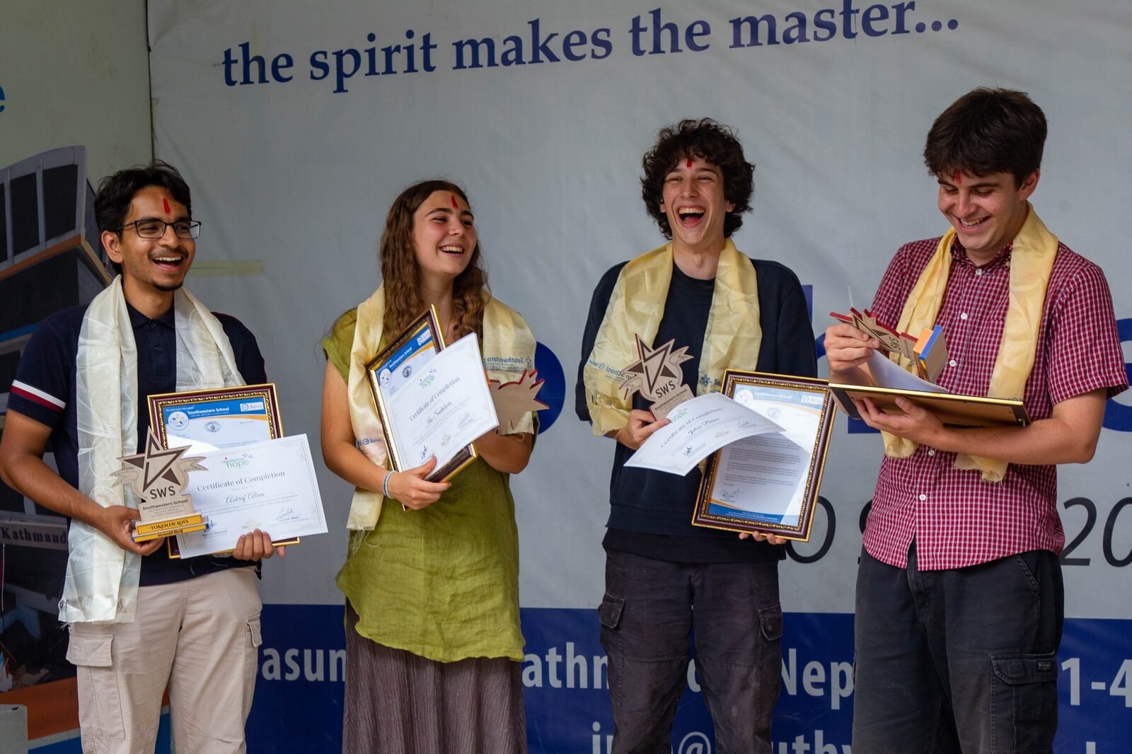 Summer interns in Nepal